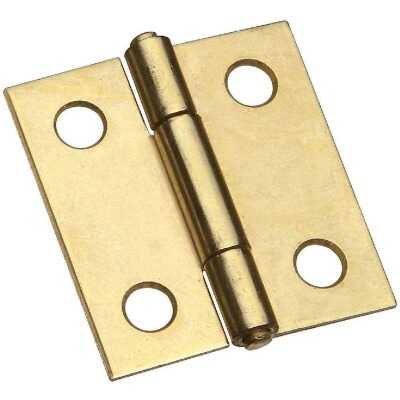National 1-1/2 In. Brass Tight-Pin Narrow Hinge (2 Count)